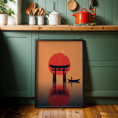 Japanese Artwork in a Lifestyle Setting