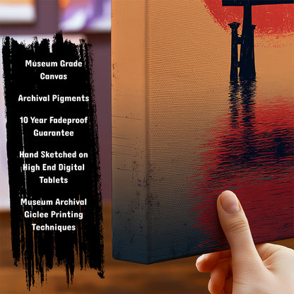 Information about Japanese Canvas Art Print