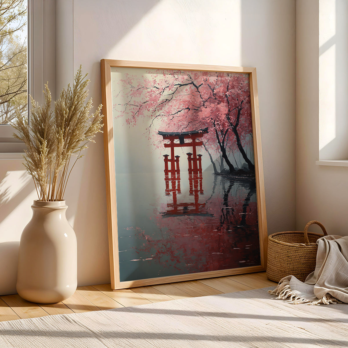 Japanese Painting in a Lifestyle Setting