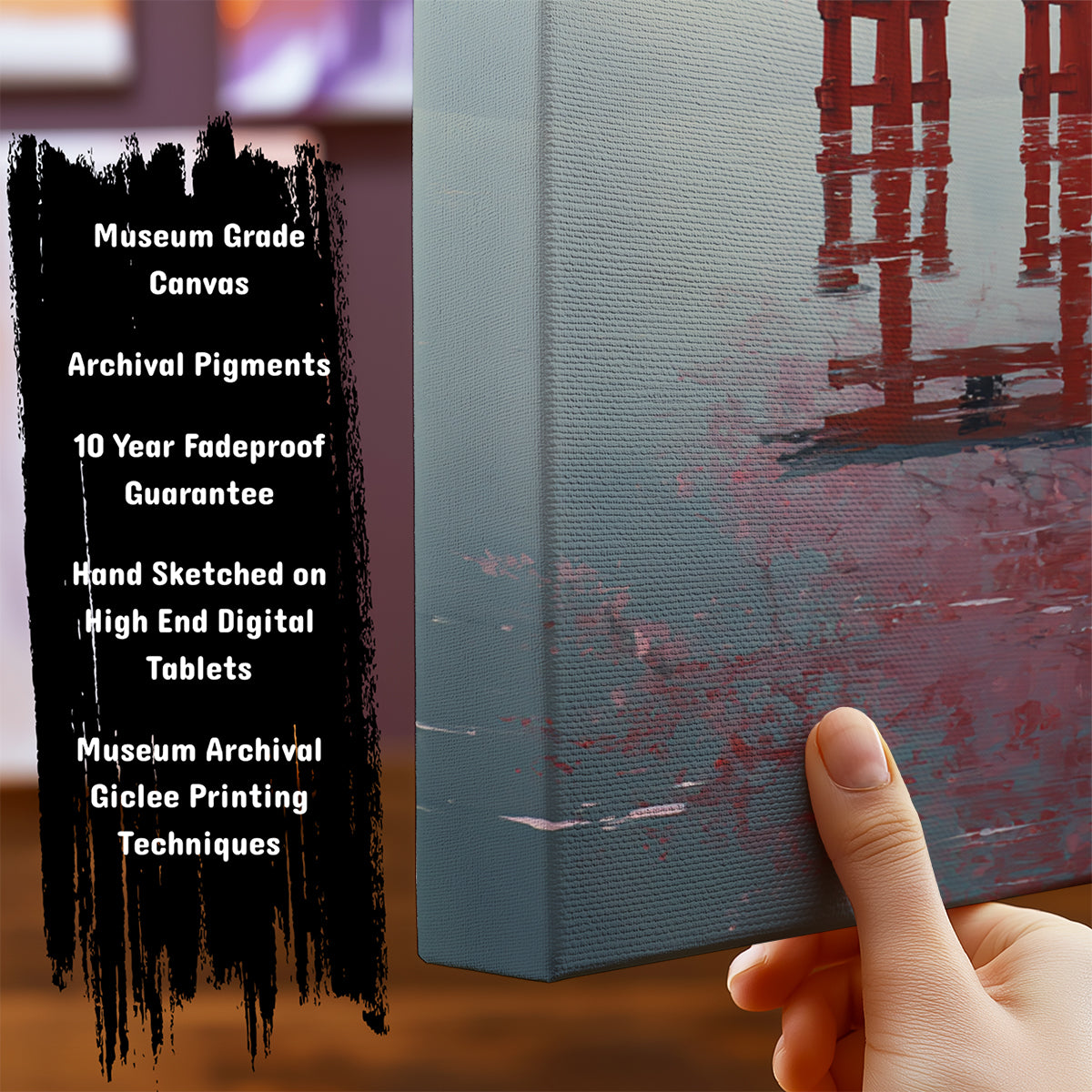 Information about Japanese Canvas Art Print