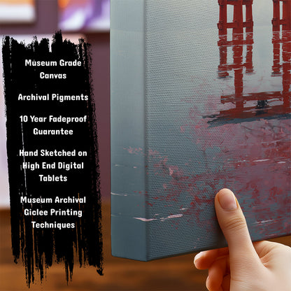 Information about Japanese Canvas Art Print