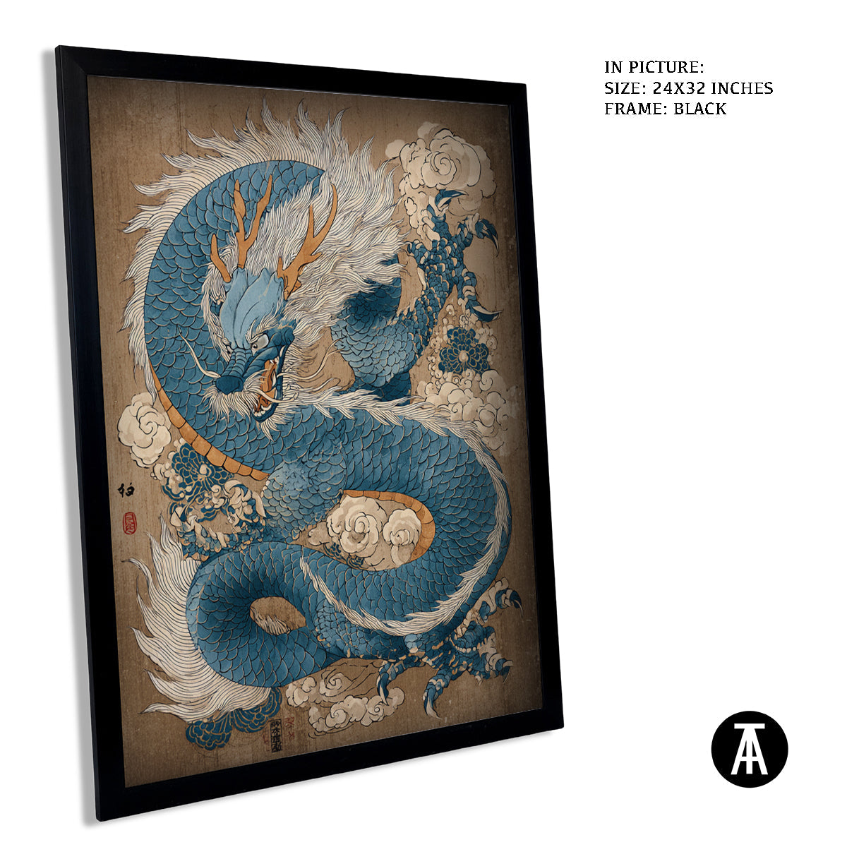 Artwork in Metal Earling Silver Frame