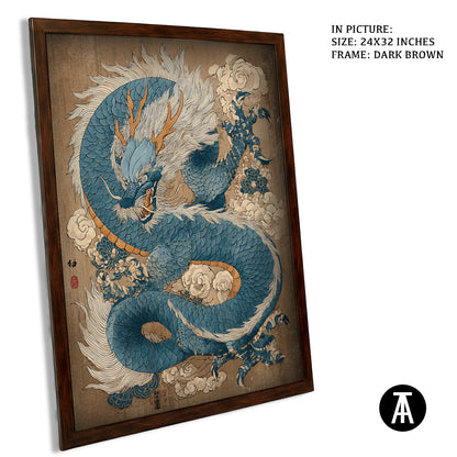 Artwork in Metal Champagne Gold Frame