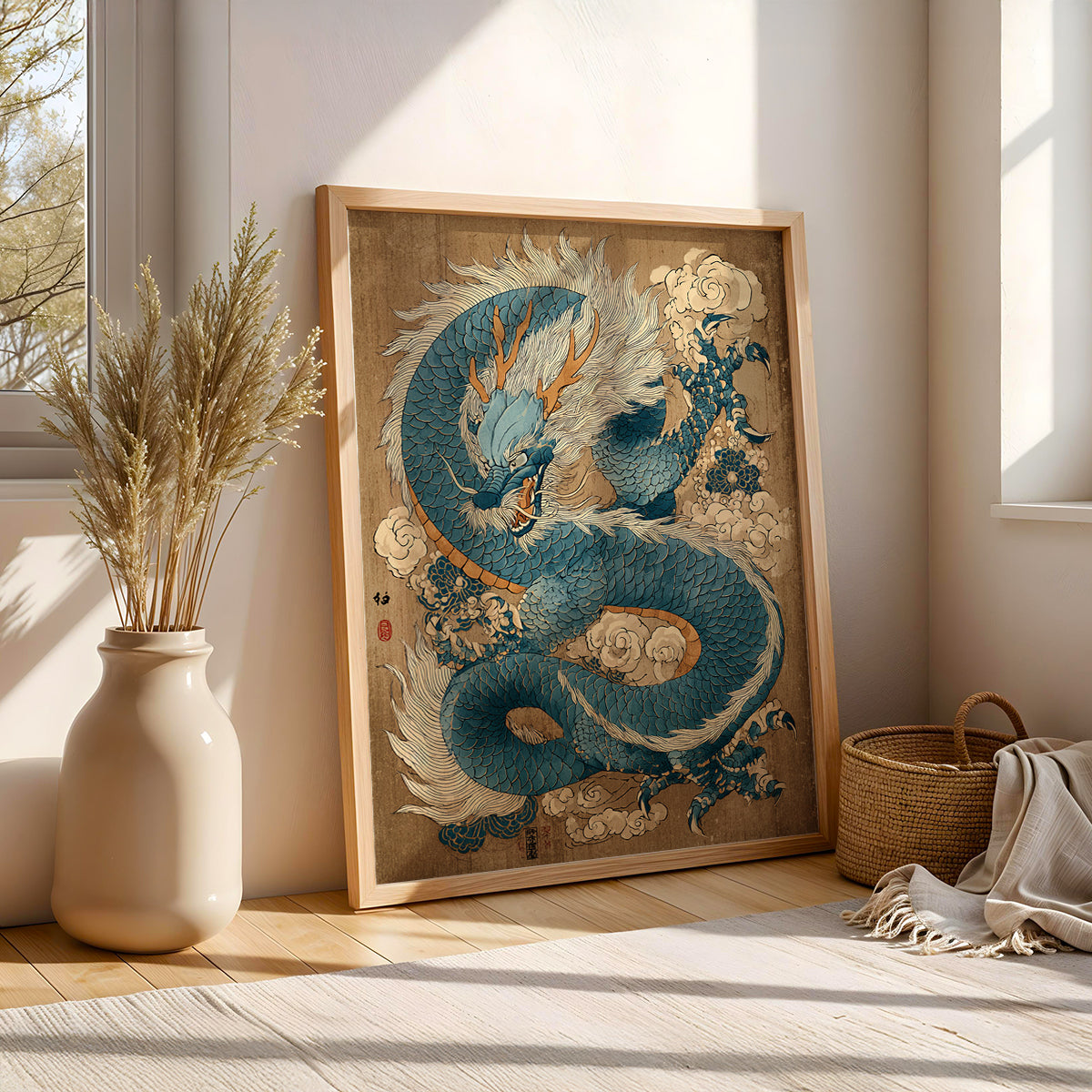 Japanese Painting in a Lifestyle Setting