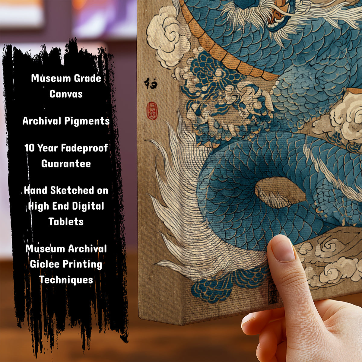 Information about Japanese Canvas Art Print