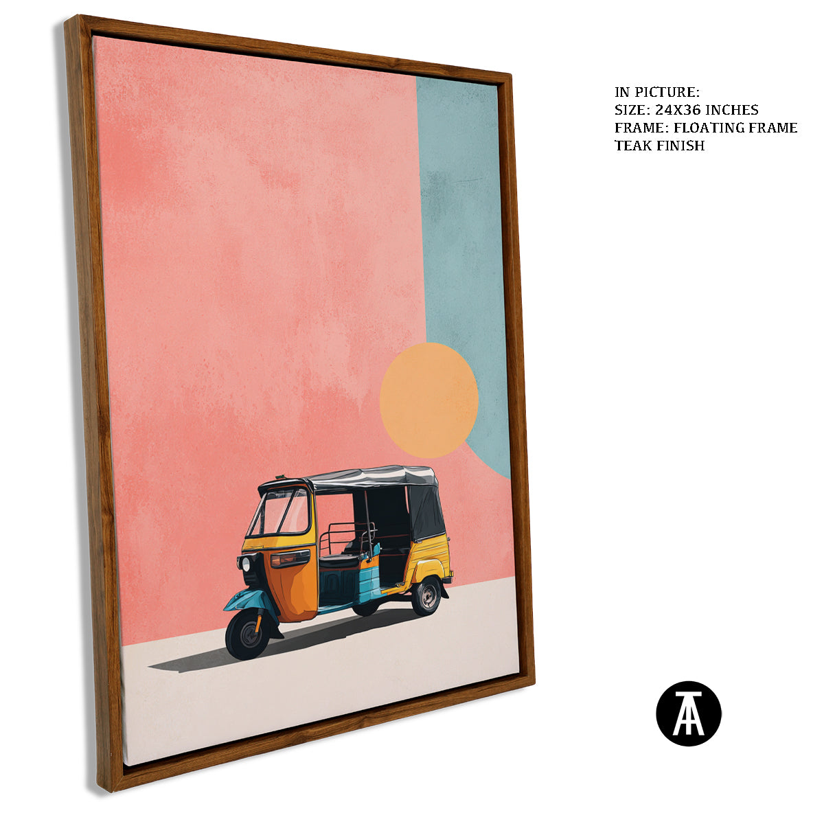 Artwork in Floating Frame