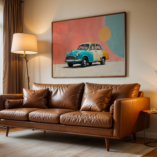 Heritage Indian Painting in a Lifestyle Setting
