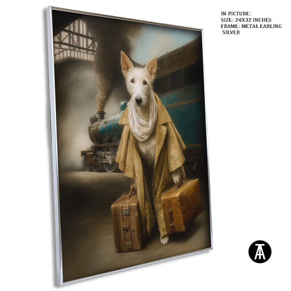 Artwork in Metal Earling Silver Frame