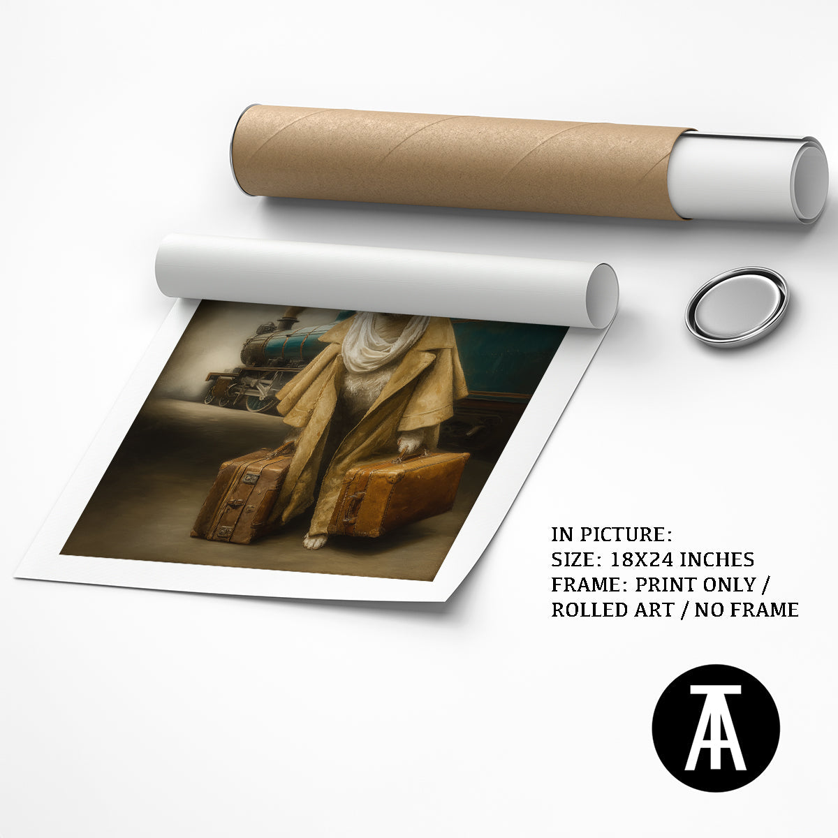 Artwork as Print Only or Rolled Art