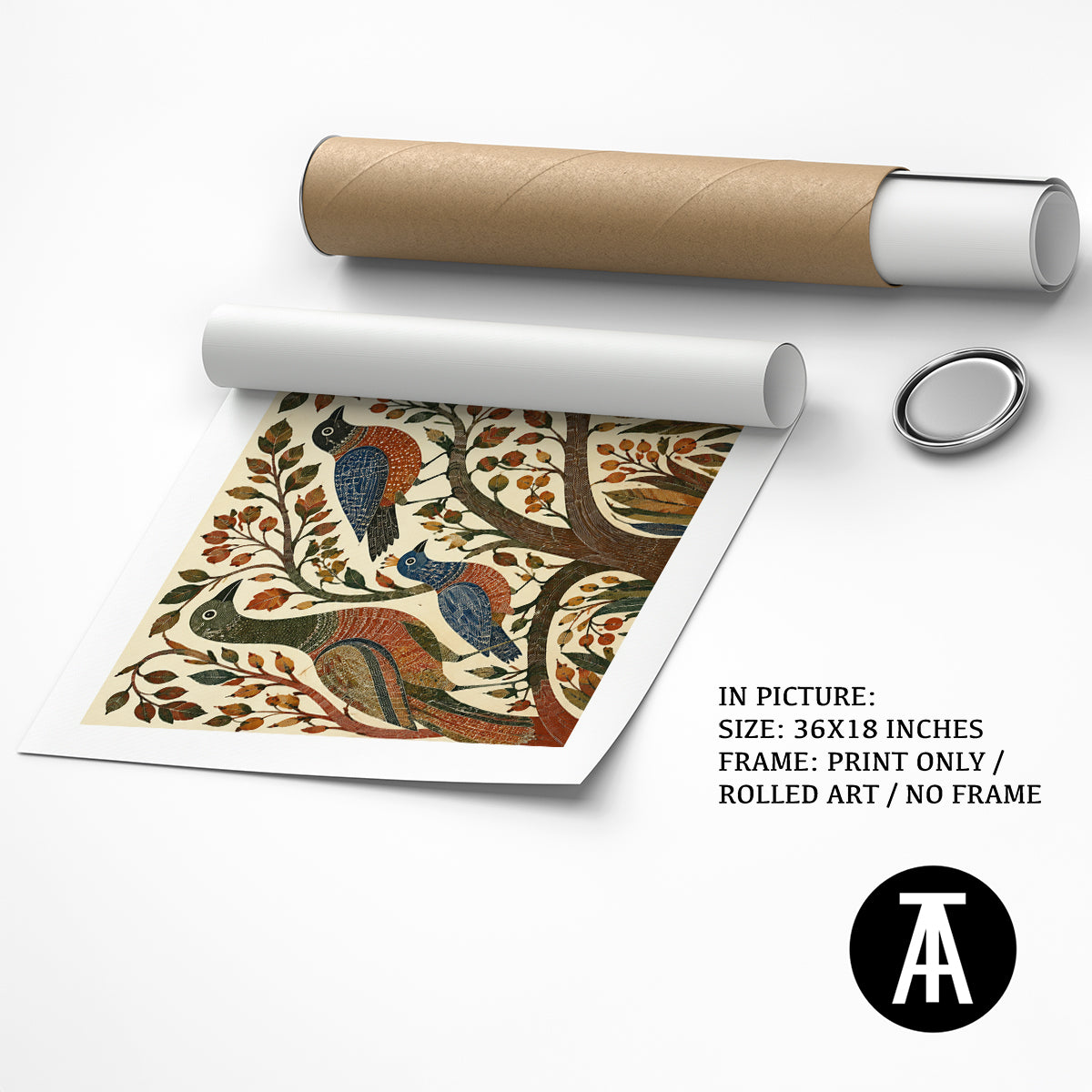 Artwork as Print Only / Rolled Art