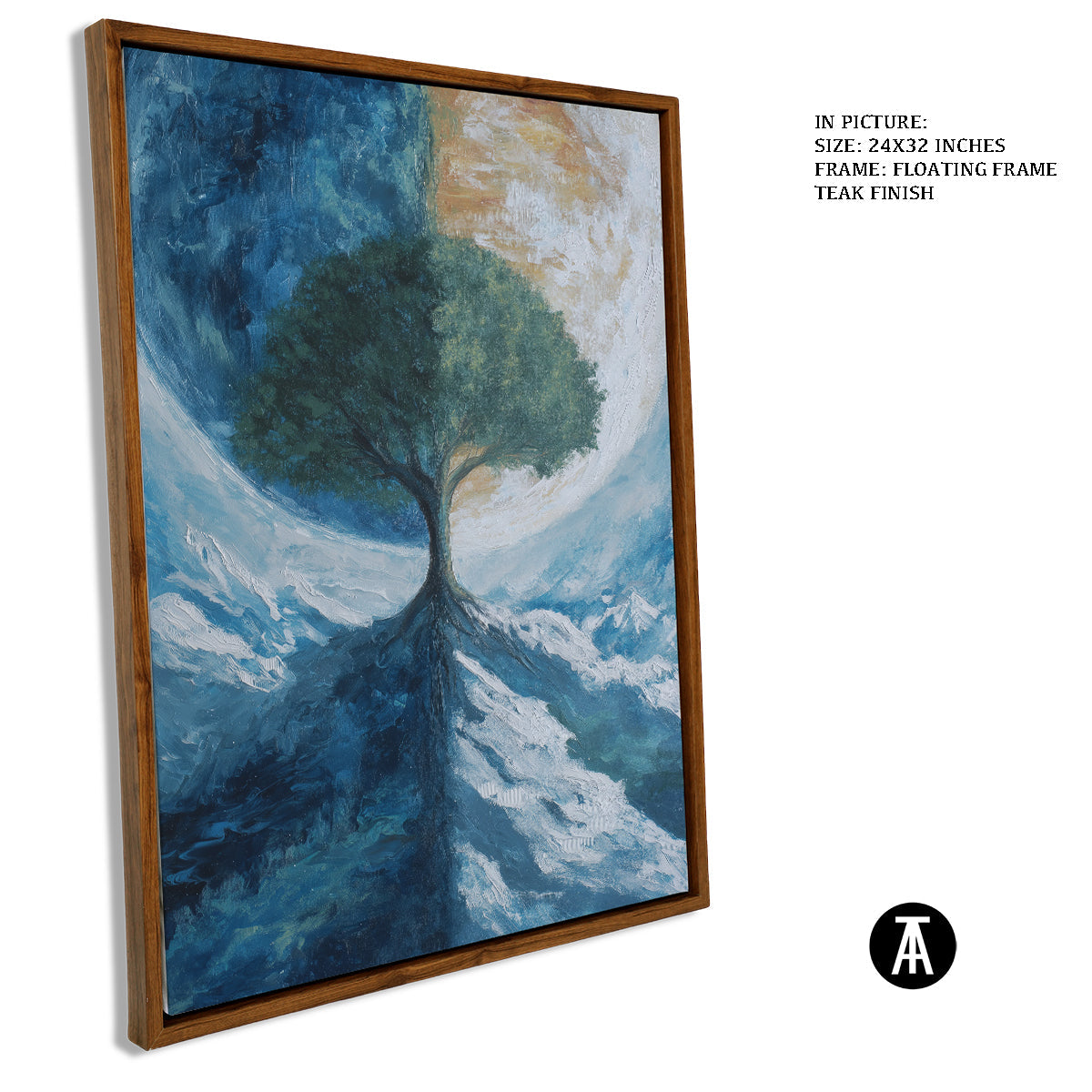 Artwork in Floating Frame