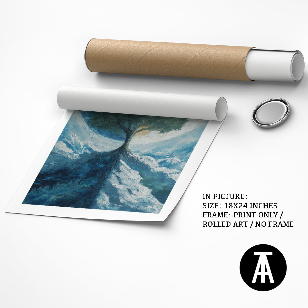 Artwork as Print Only or Rolled Art