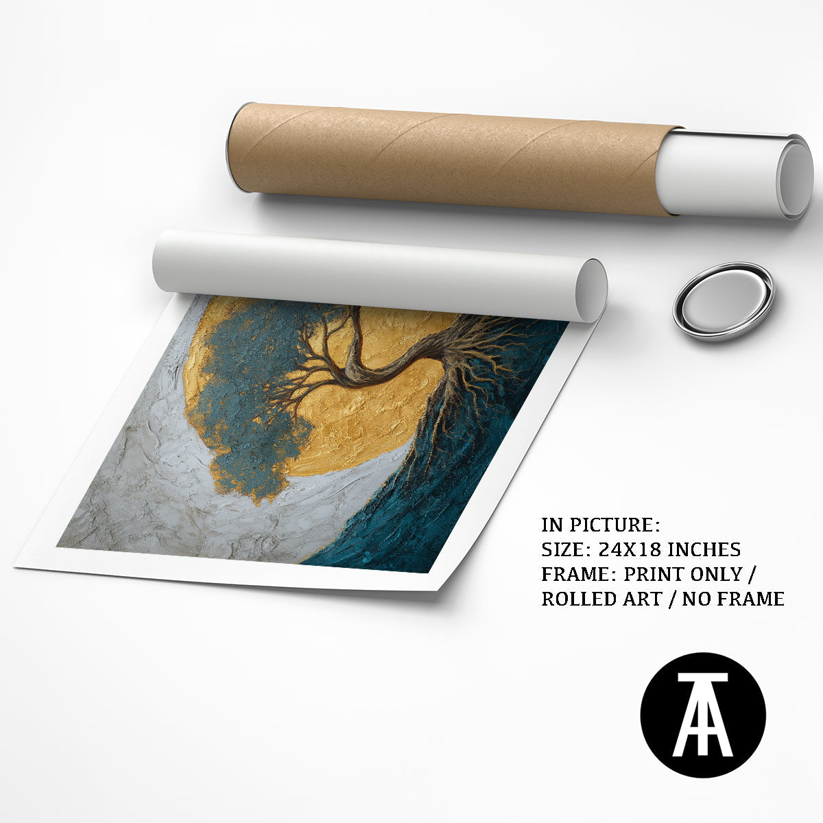 Artwork as Print Only or Rolled Art