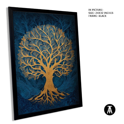 Artwork in Metal Earling Silver Frame