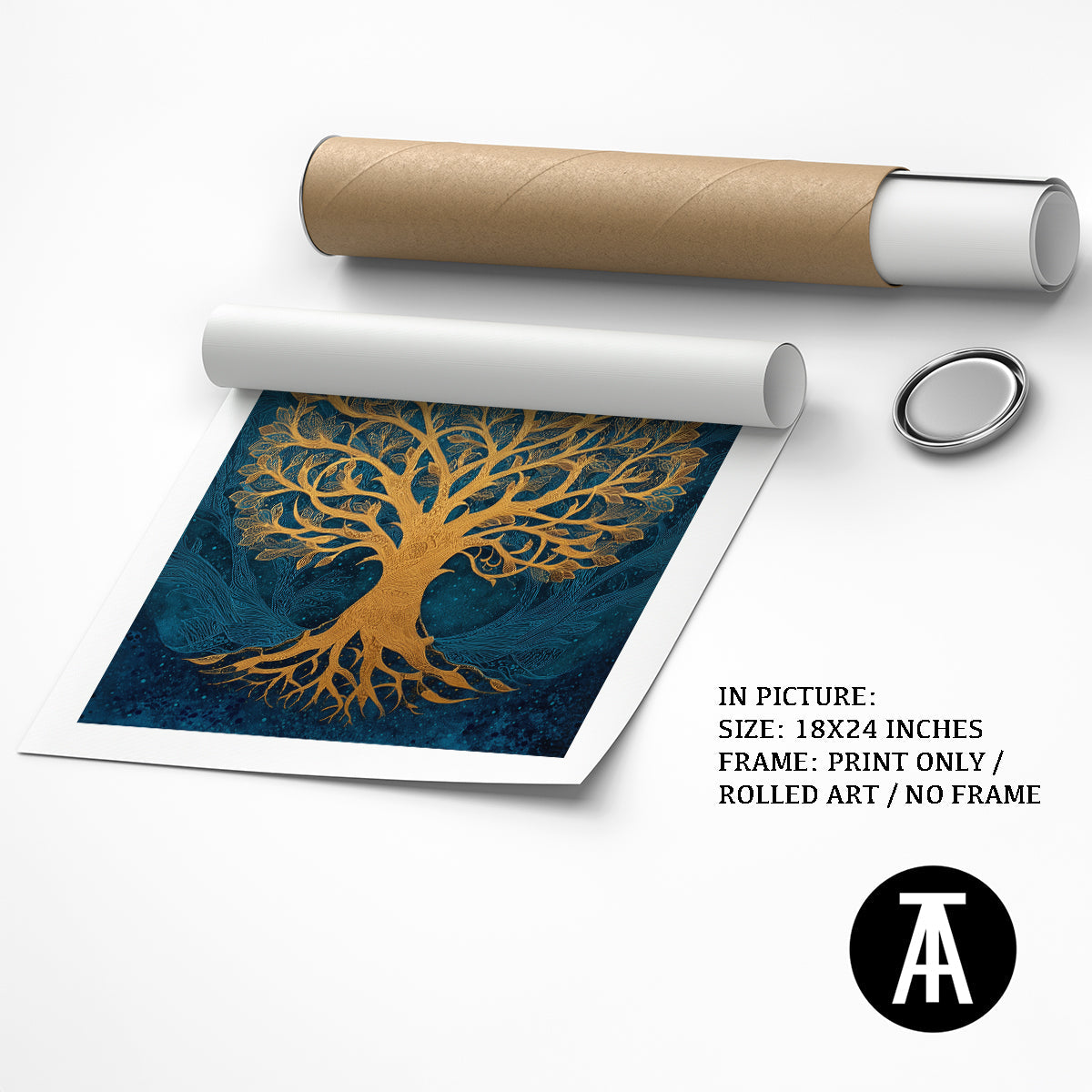 Artwork as Print Only or Rolled Art