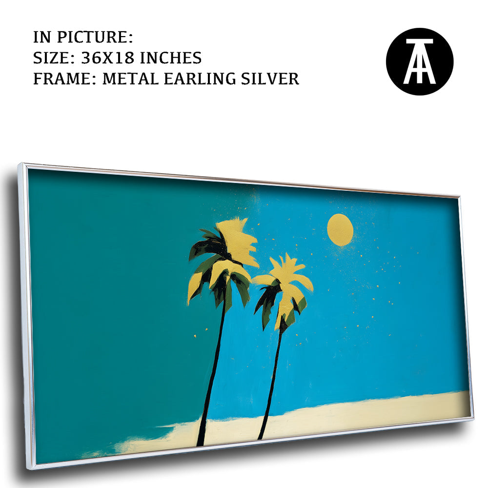 Artwork in Metal Earling Silver Frame