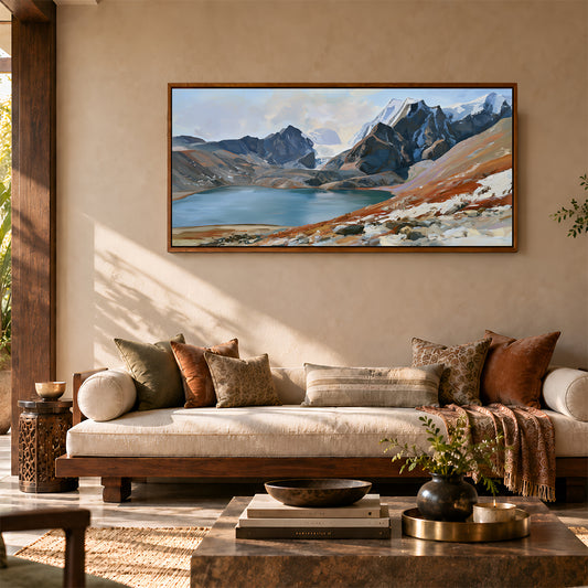 Indian Artwork in a Lifestyle Setting
