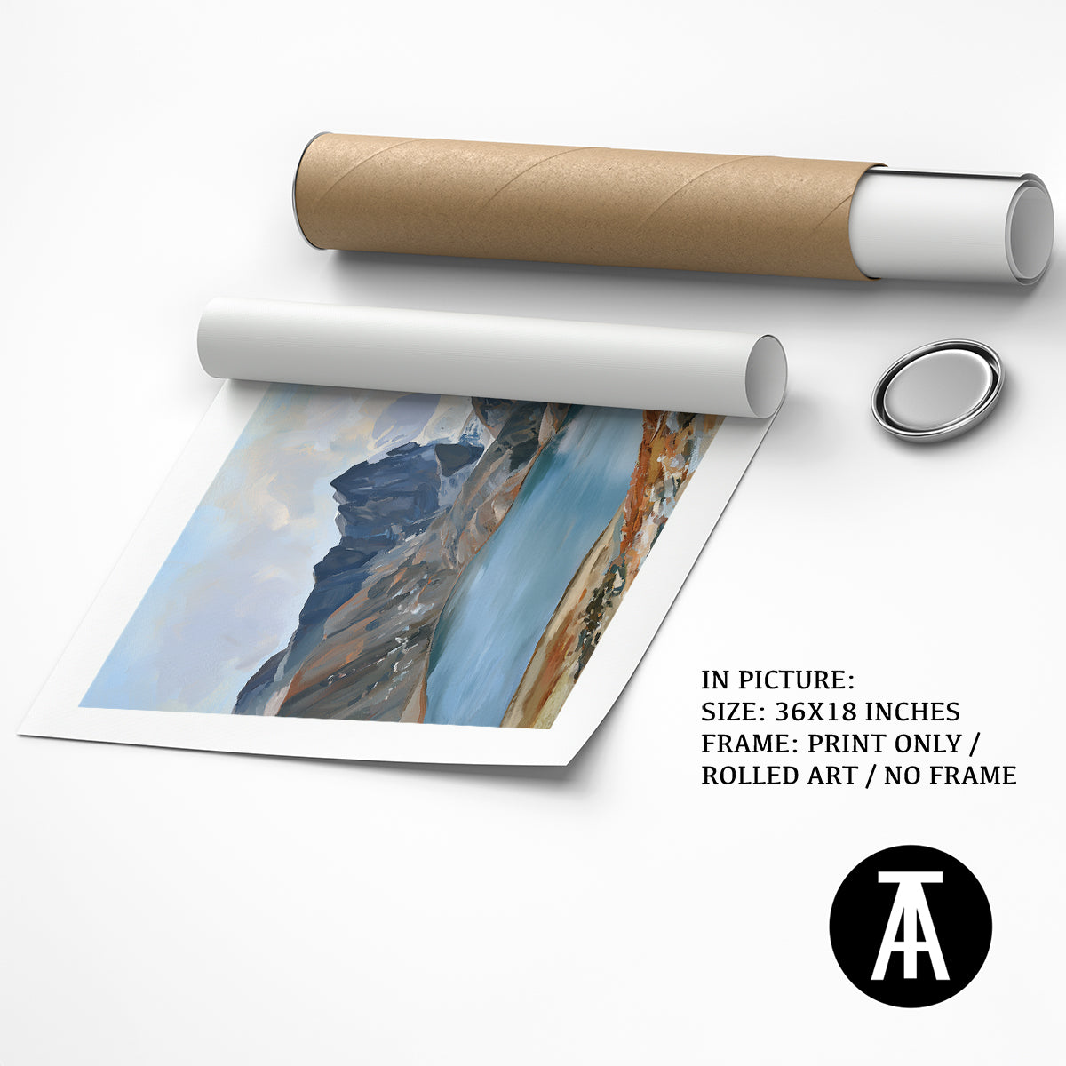 Artwork as Print Only or Rolled Art