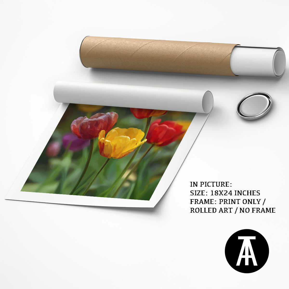 Artwork as Print Only or Rolled Art