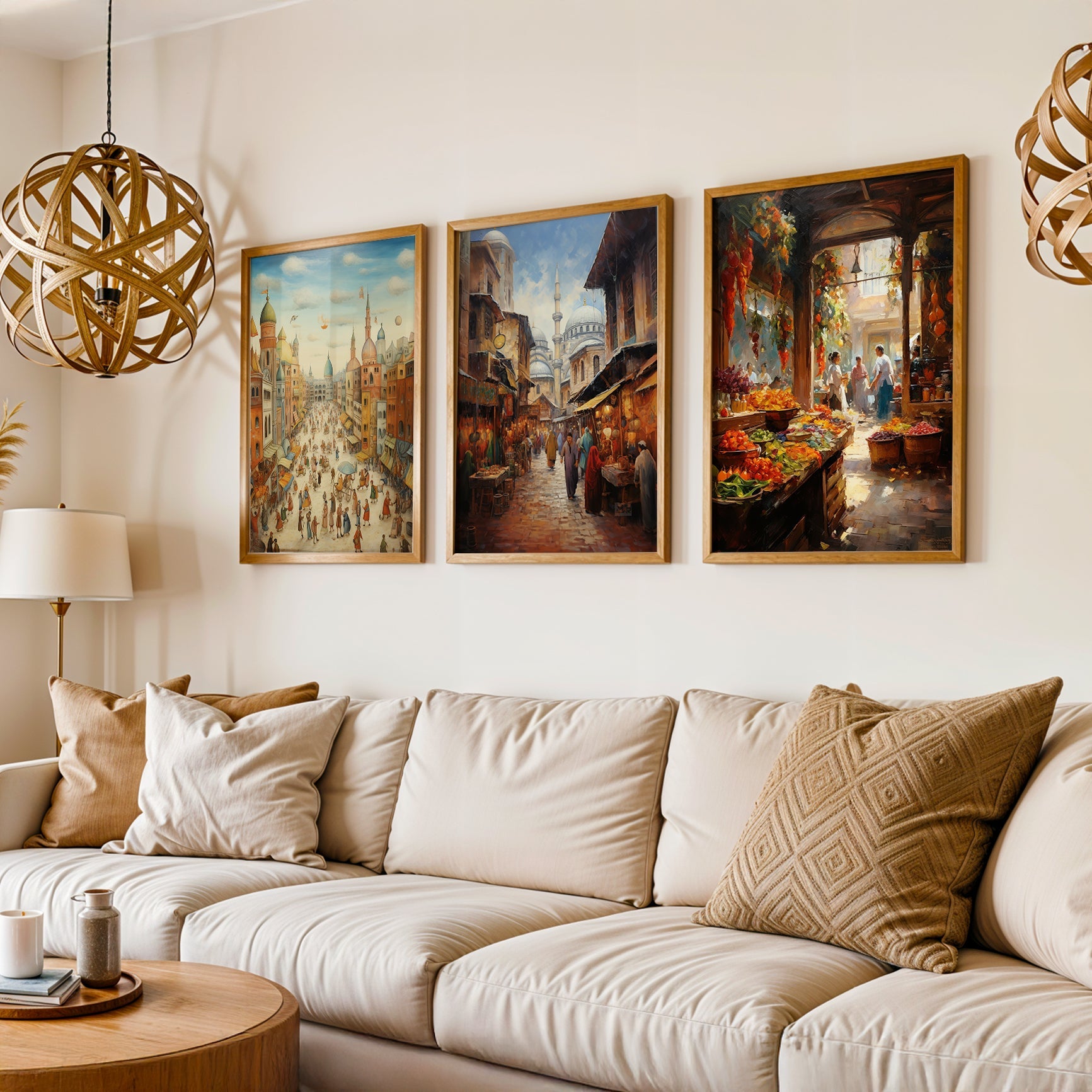 Gallery Wall Set in Lifestyle Setting