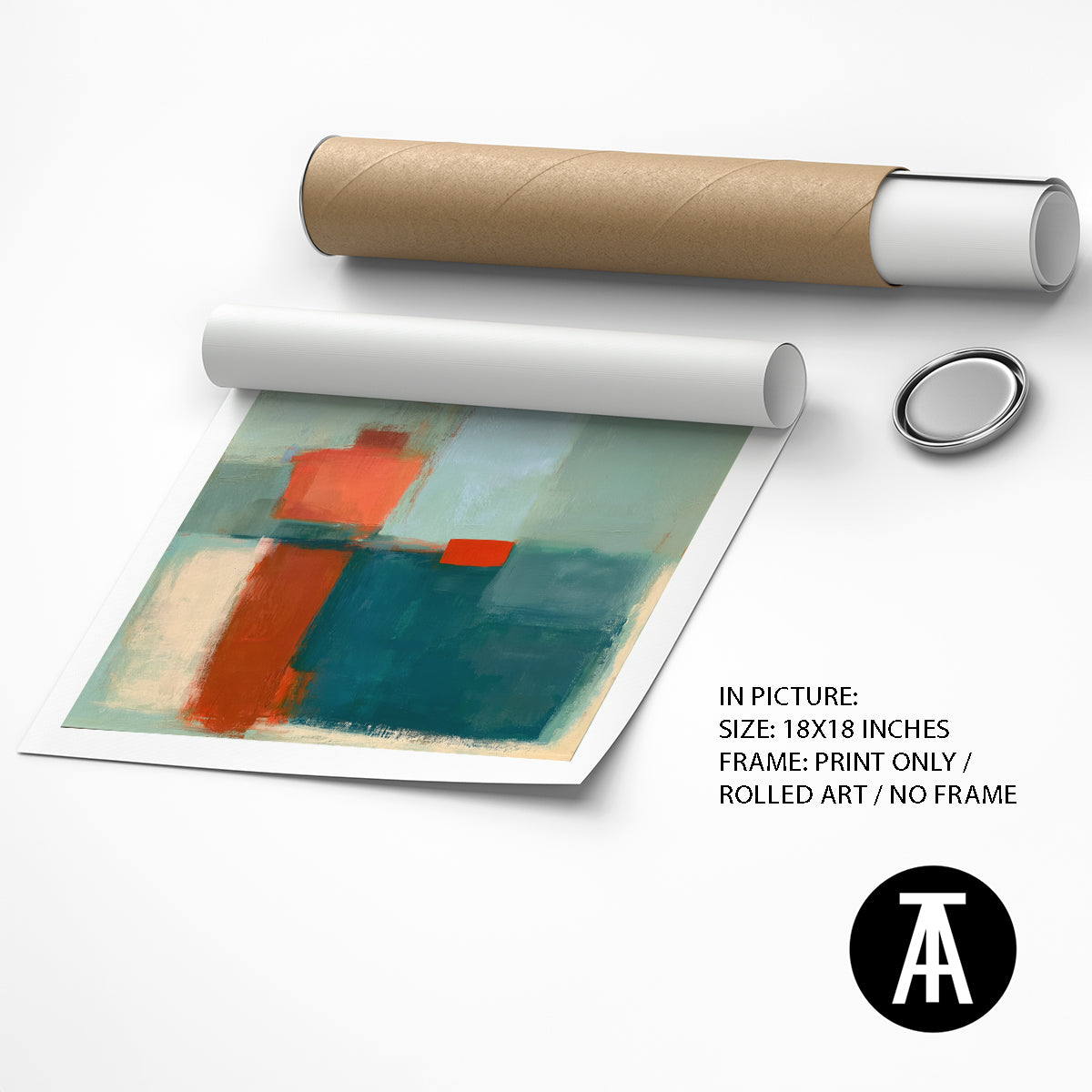 Artwork as Print Only / Rolled Art