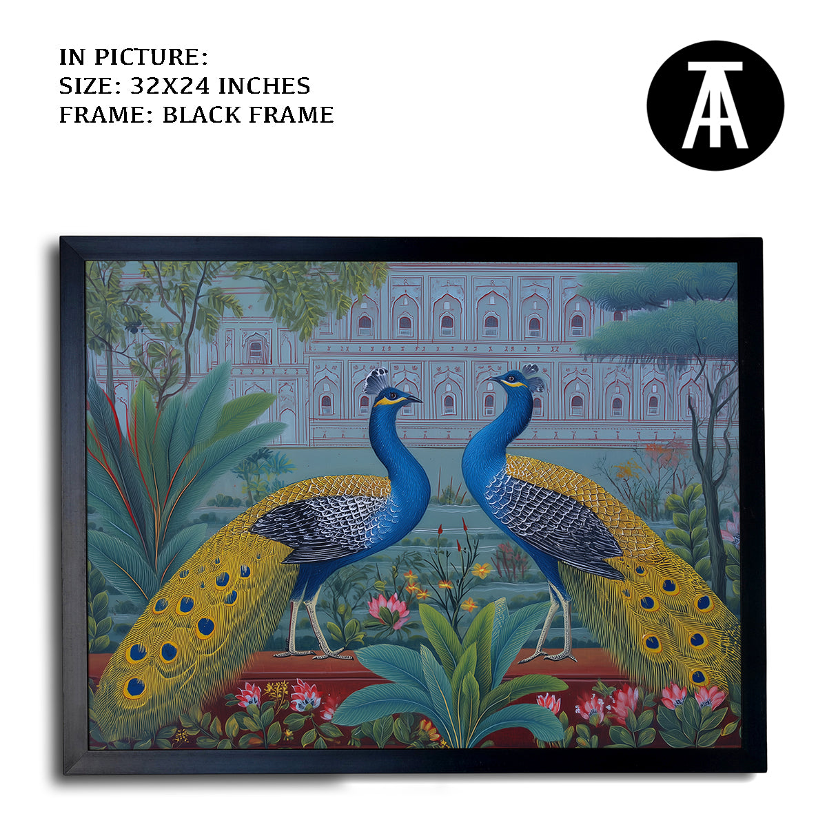 Artwork in Metal Earling Silver Frame