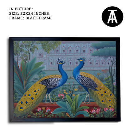 Artwork in Metal Earling Silver Frame