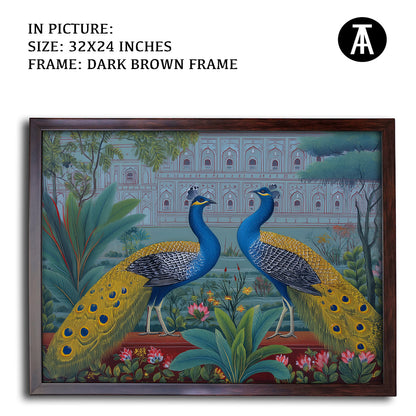 Artwork in Metal Champagne Gold Frame