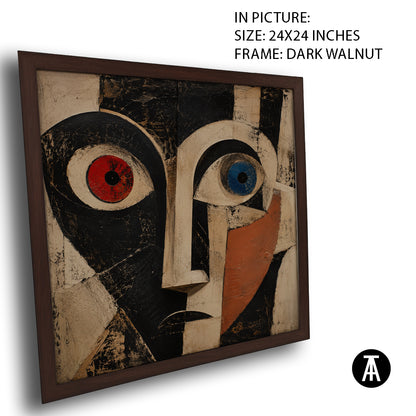 Artwork in Dark Walnut Frame