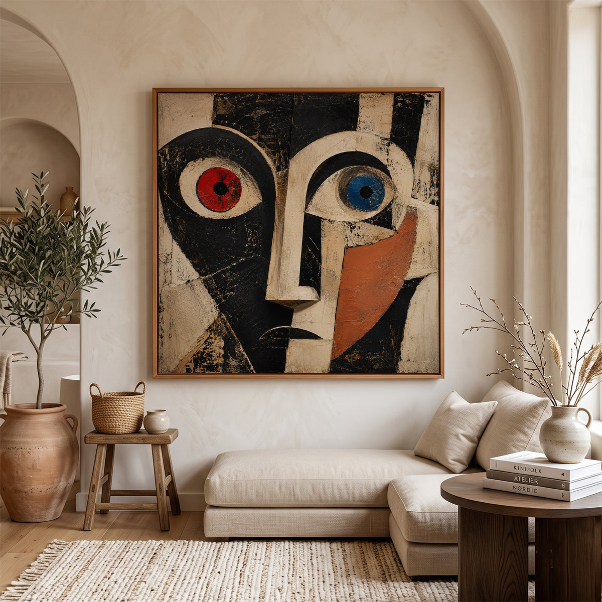 Abstract Art in a Lifestyle Setting