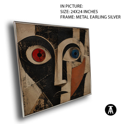 Artwork in Metal Earling Silver Frame
