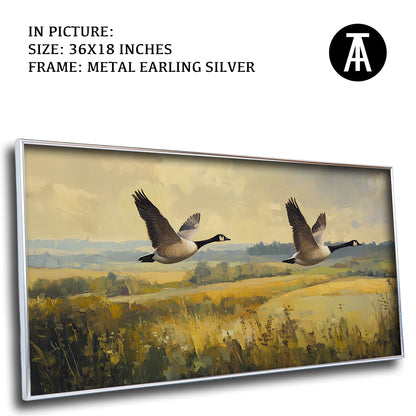 Artwork in Metal Earling Silver Frame