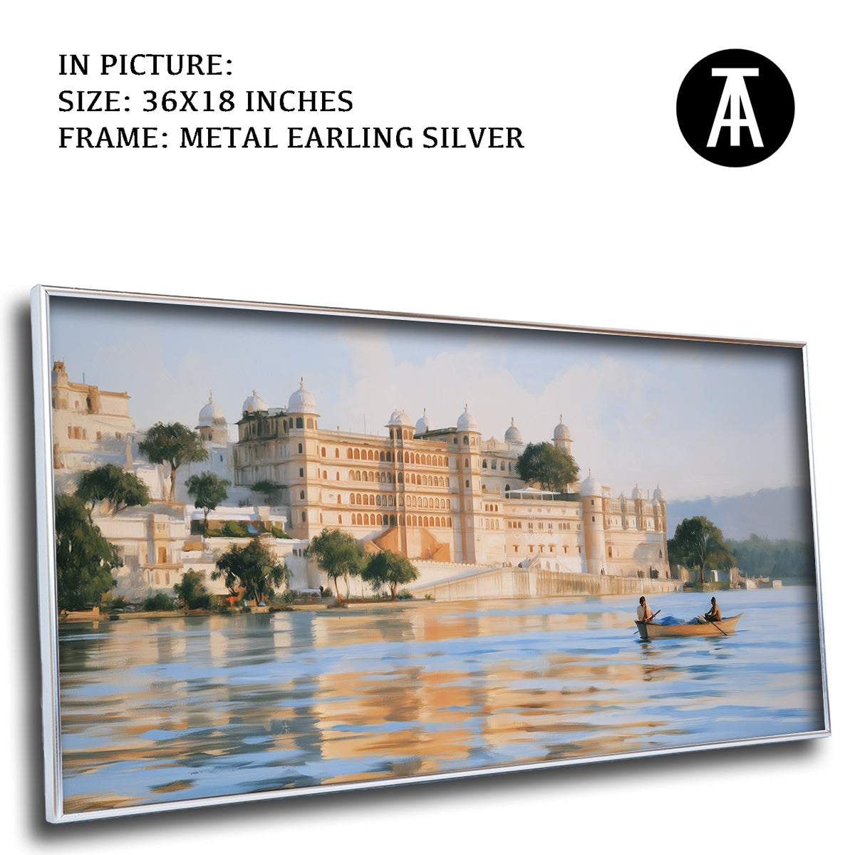 Artwork in Metal Earling Silver Frame