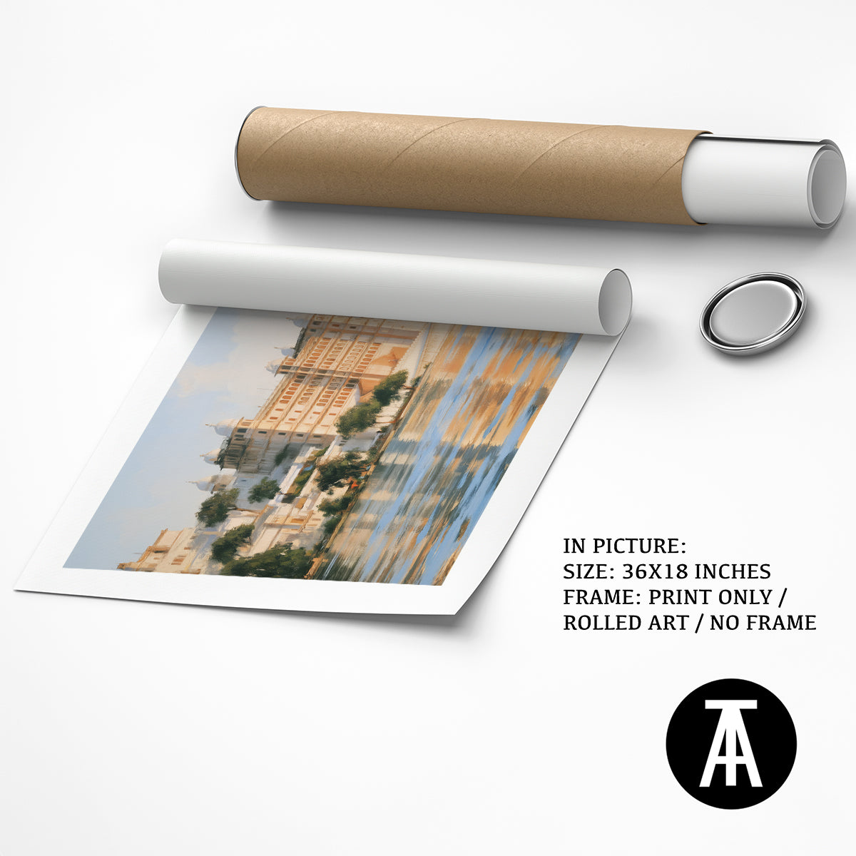 Artwork as Print Only or Rolled Art