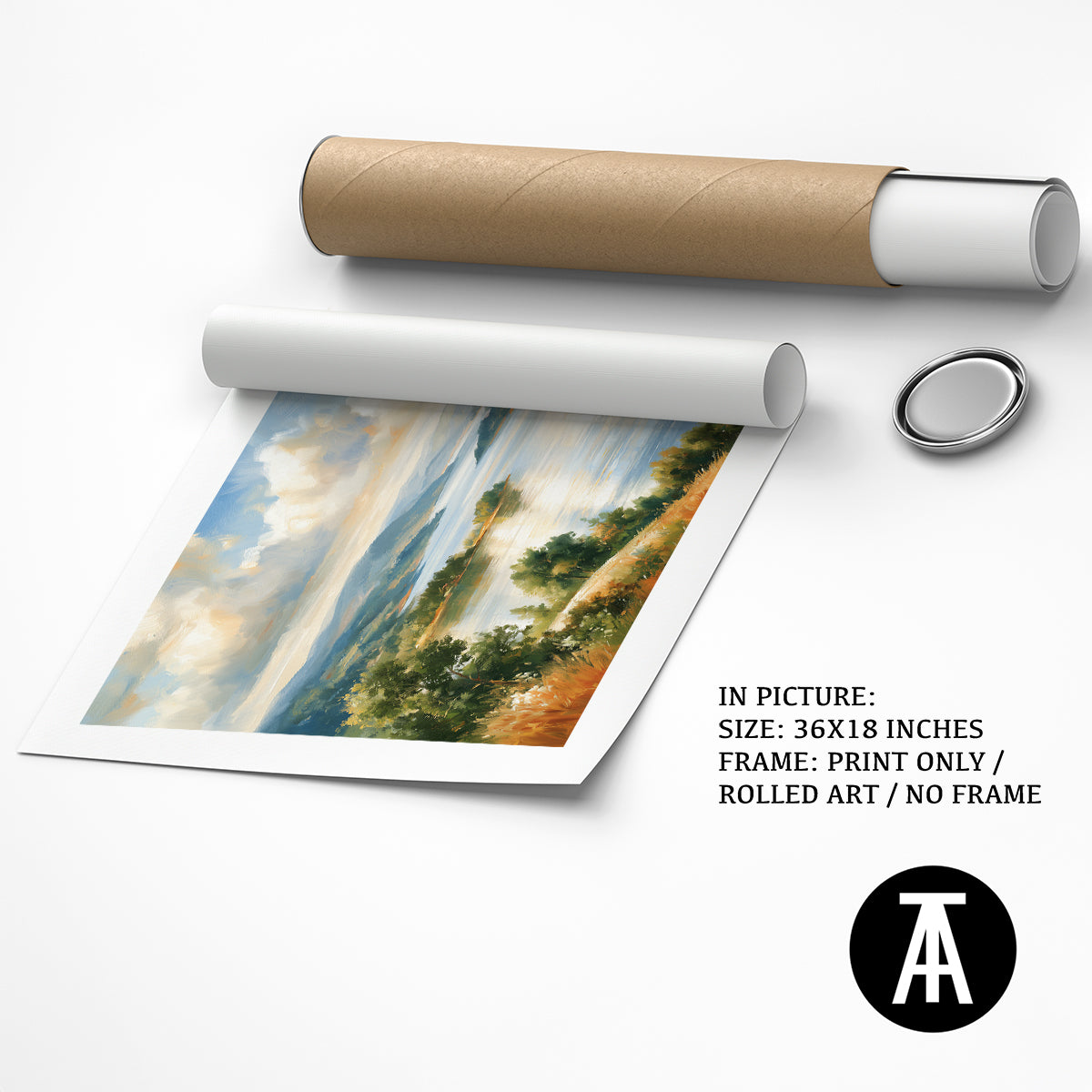 Artwork as Print Only or Rolled Art