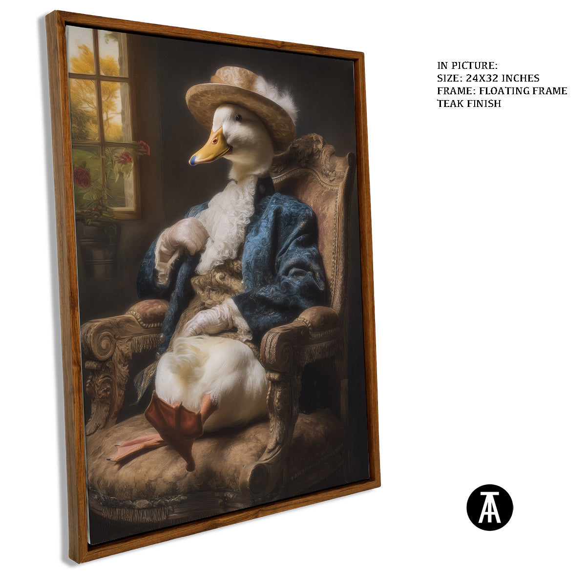 Artwork in Floating Frame