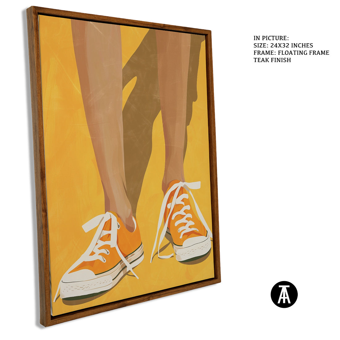 Sample Artwork in Floating Frame