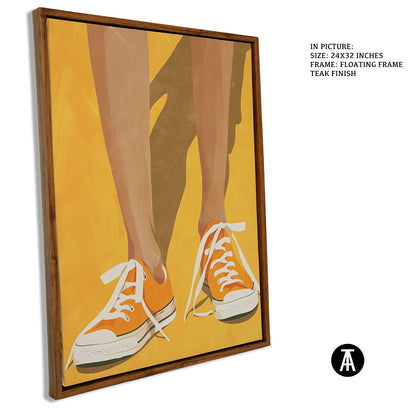 Sample Artwork in Floating Frame