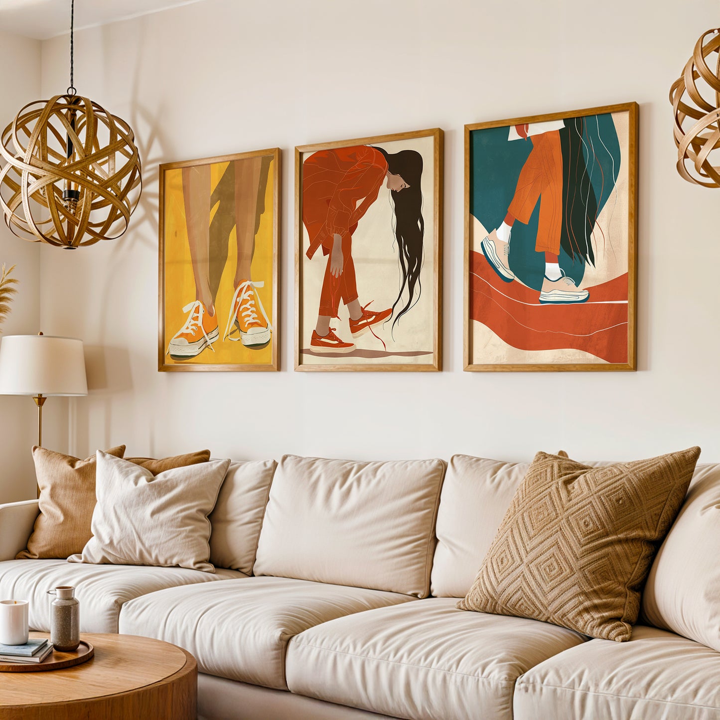 Gallery Wall Set in Lifestyle Setting