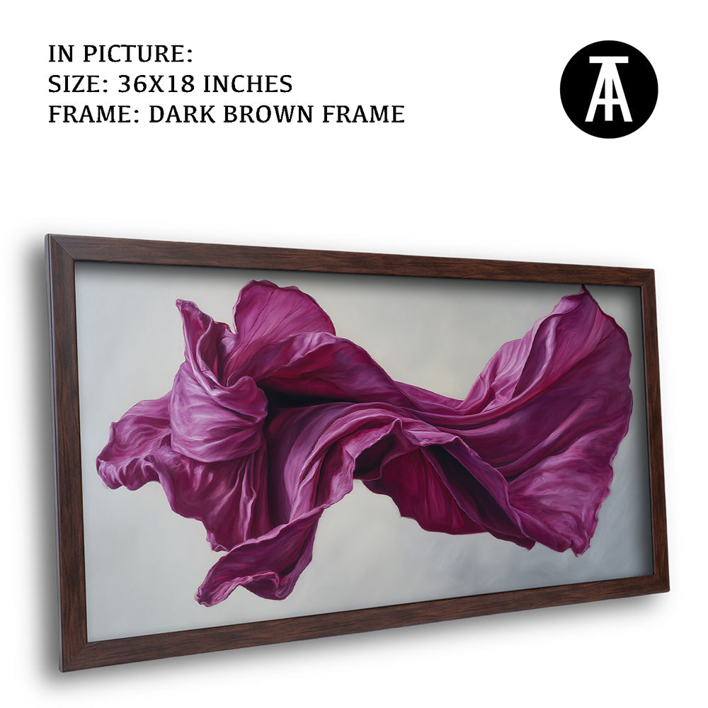 Artwork in Dark Brown Frame
