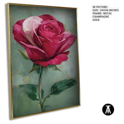 Artwork in Metal Champagne Gold Frame