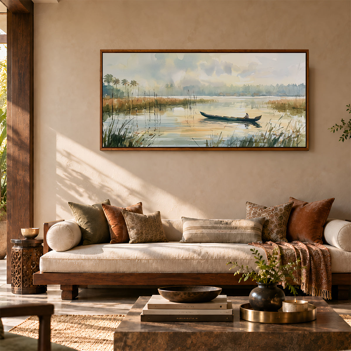 Indian Artwork in a Lifestyle Setting