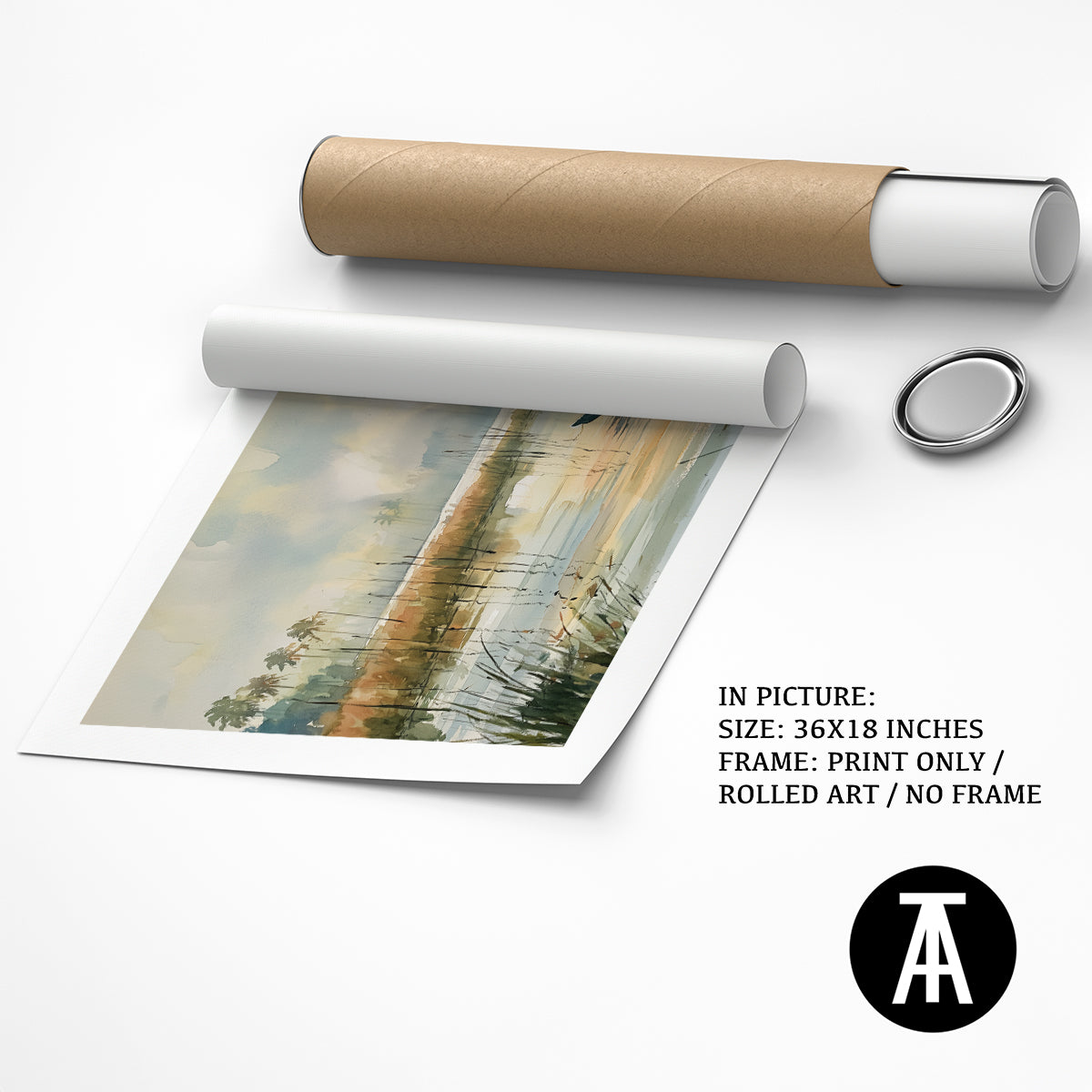 Artwork as Print Only or Rolled Art