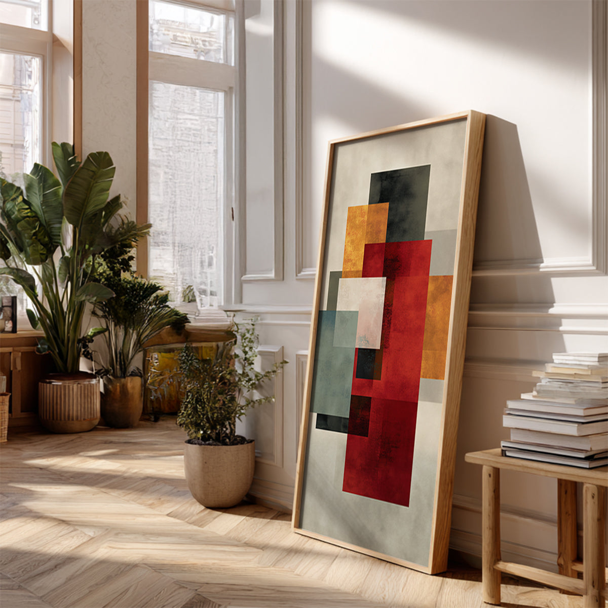 Indian Artwork in a Lifestyle Setting