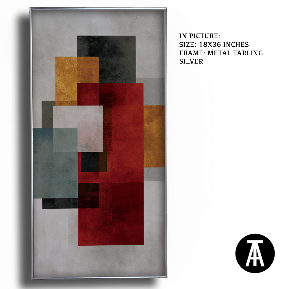 Artwork in Metal Earling Silver Frame