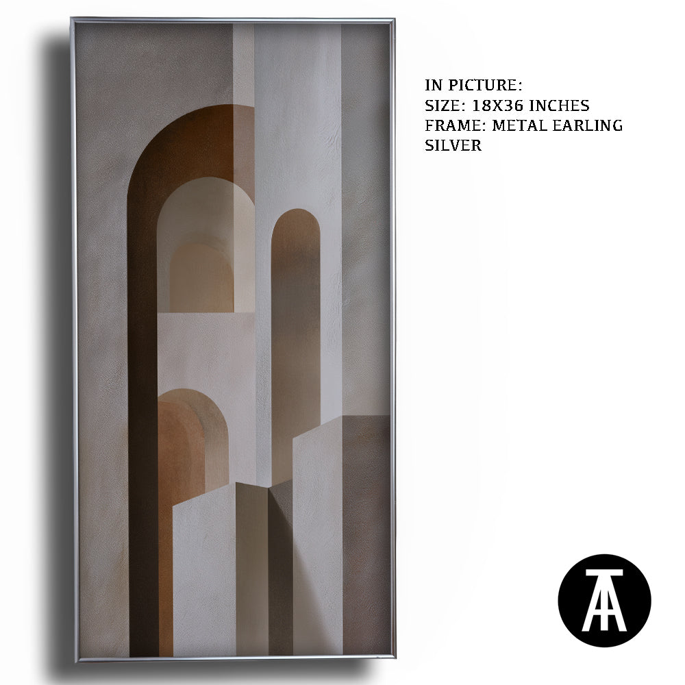 Artwork in Metal Earling Silver Frame