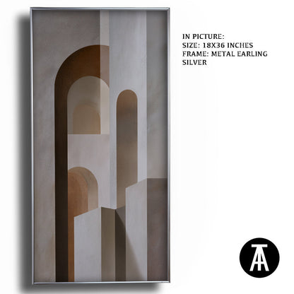 Artwork in Metal Earling Silver Frame