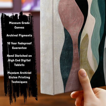 Information about Abstract Canvas Art Print