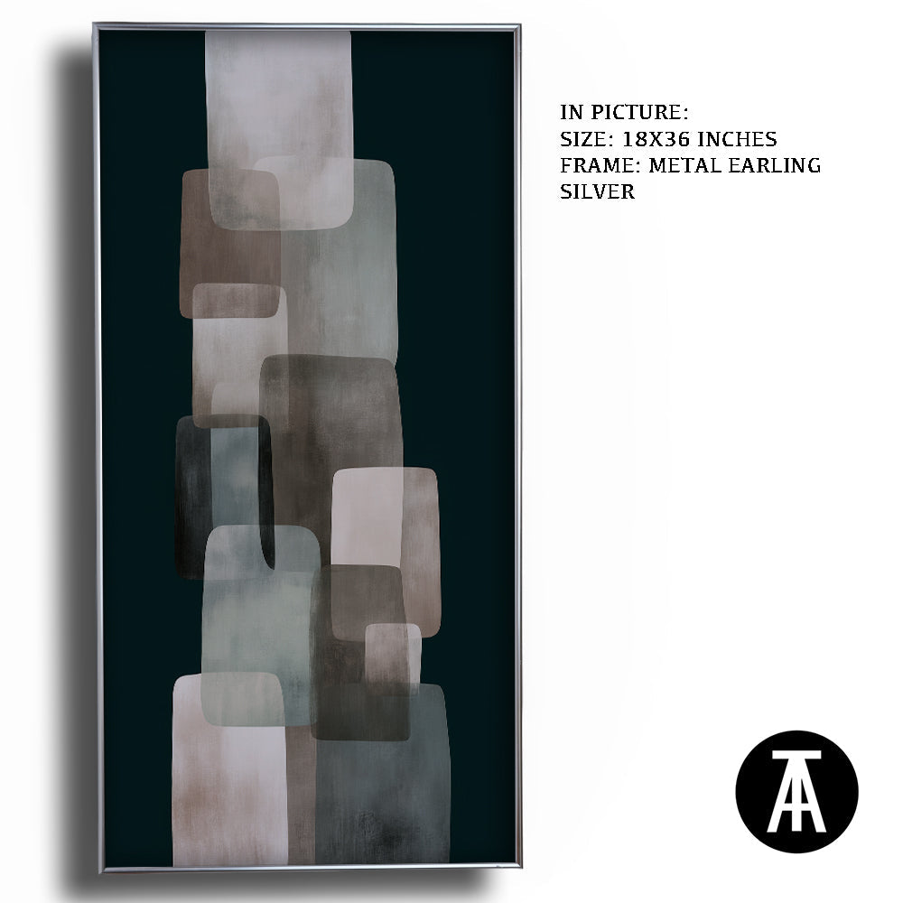 Artwork in Metal Earling Silver Frame