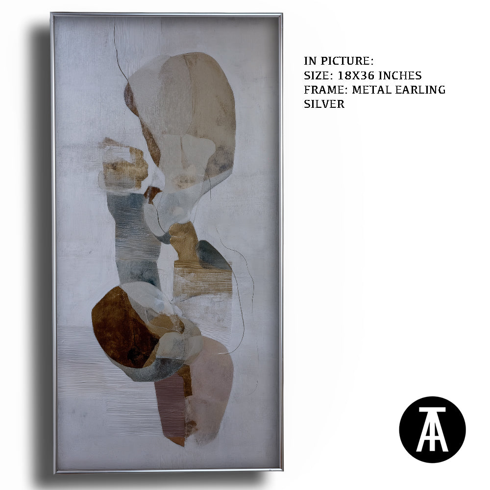 Artwork in Metal Earling Silver Frame